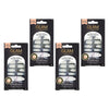 Glam by Manicare Salon Nails Short Square 100 Pieces x 3 Bundle of 4