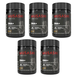 Musashi ZMA+ 60 Capsules Pack of 5