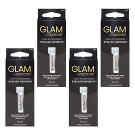 Glam by Manicare Eyelash Adhesive 1mL Pack of 4