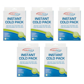 SurgiPack Hot/Cold Instant/Reusable Pack Bundle of 5
