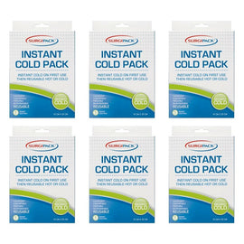 SurgiPack Hot/Cold Instant/Reusable Pack Bundle of 6