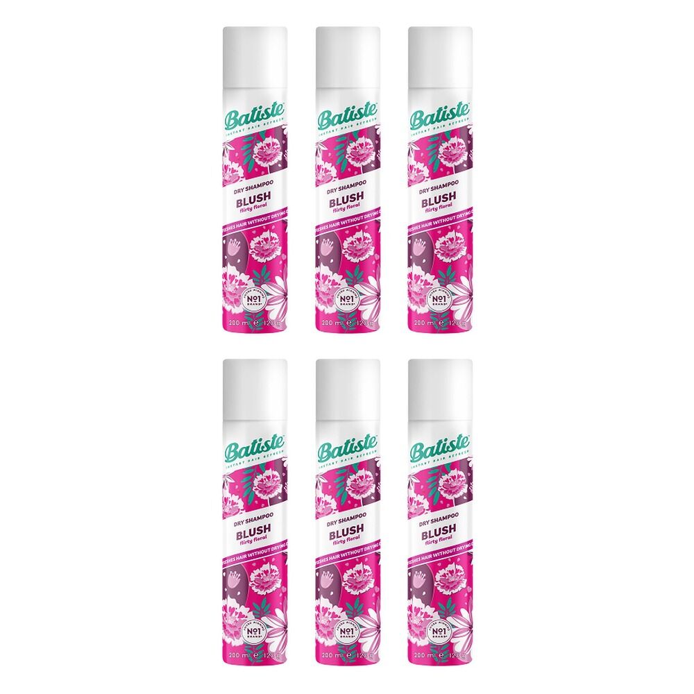Batiste Blush Dry Shampoo 200mL Pack of 6