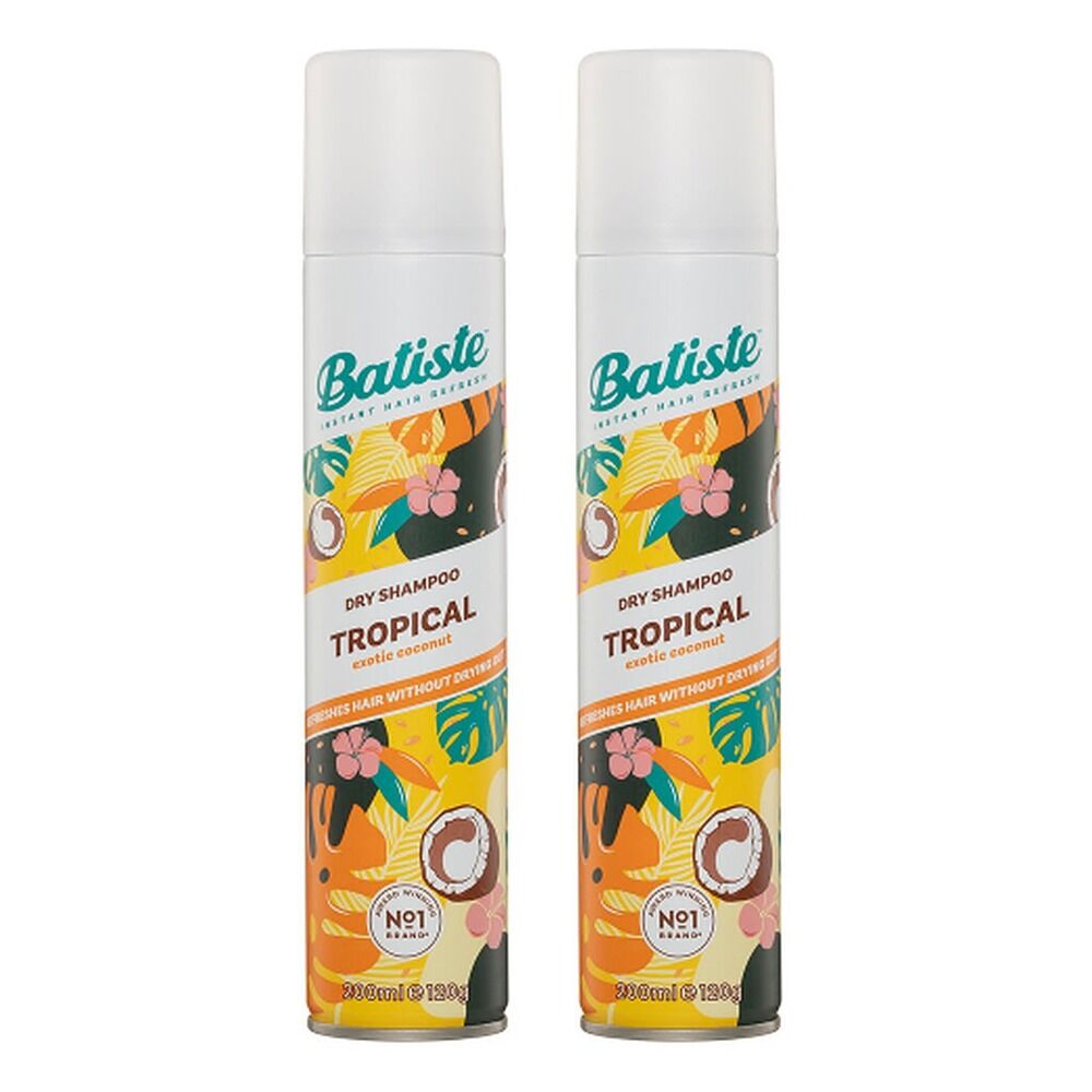 Batiste Tropical Dry Shampoo 200mL Pack of 2