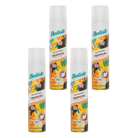 Batiste Tropical Dry Shampoo 200mL Pack of 4