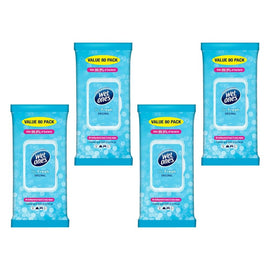 Wet Ones Be Fresh Original 80 Wipes x 4 Bundle of 4