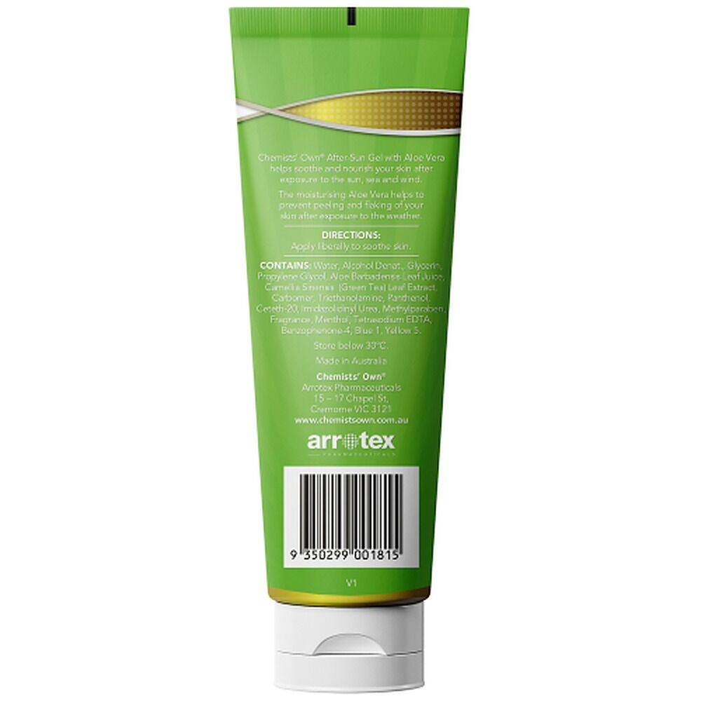 Chemists' Own After-Sun Gel with Aloe Vera Tube 125g
