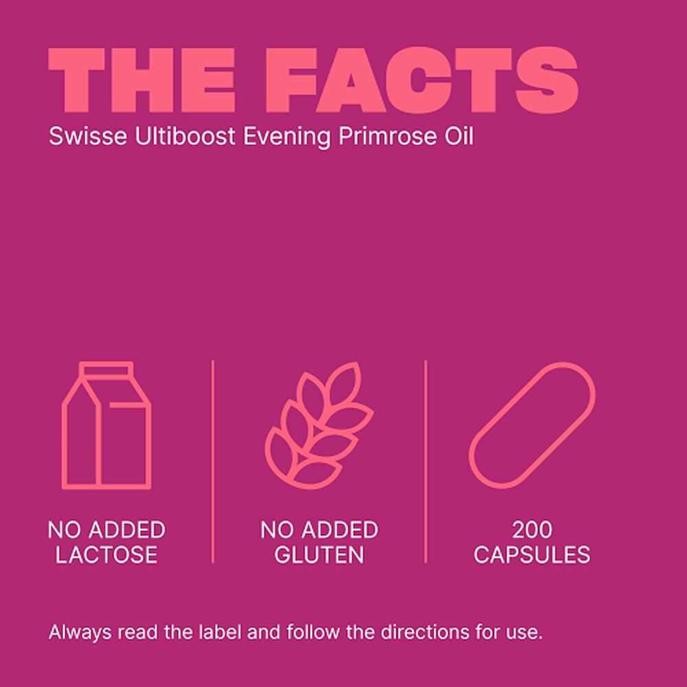Swisse Ultiboost Evening Primrose Oil 200 Capsules