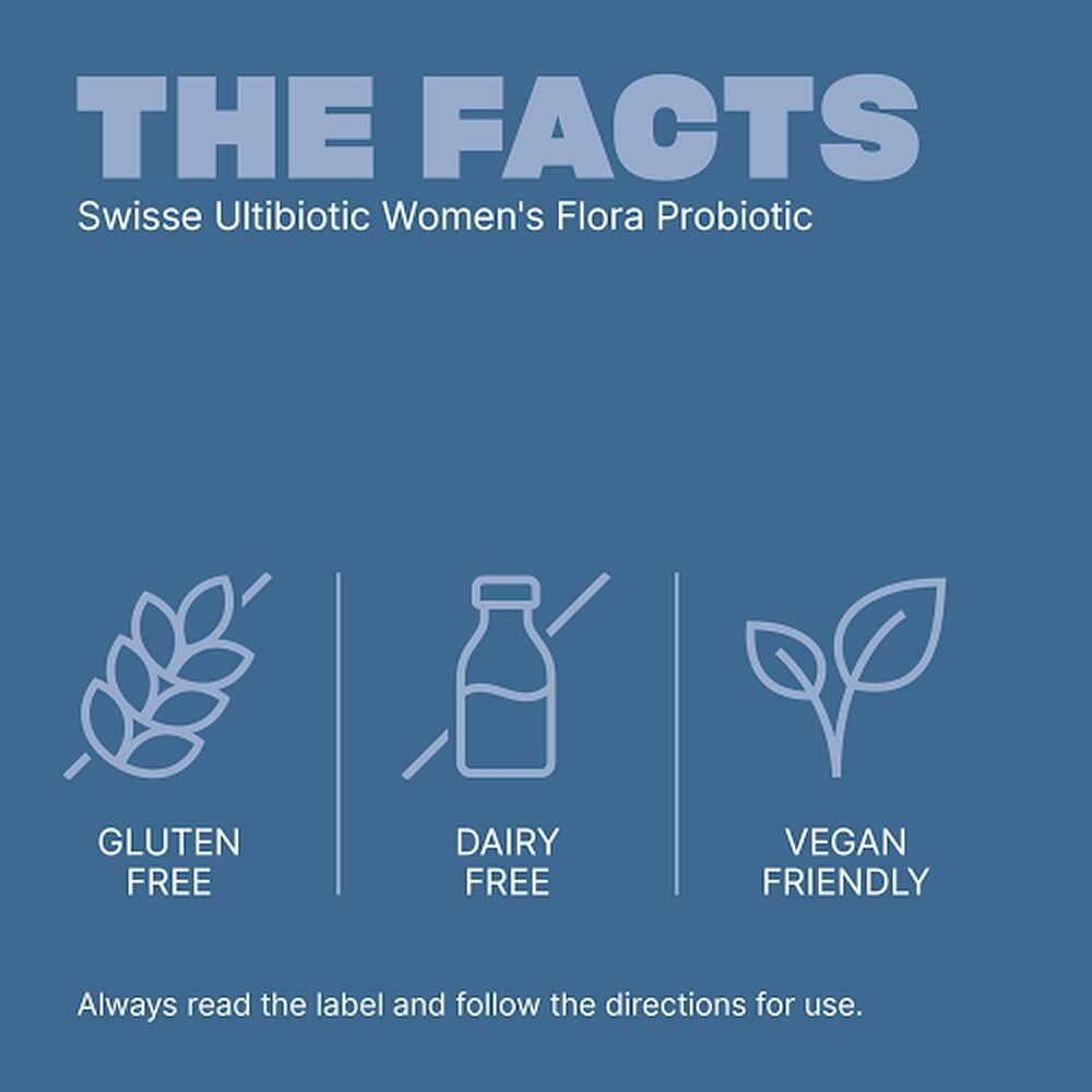 Swisse Ultibiotic Women's Flora Probiotic 30 Capsules
