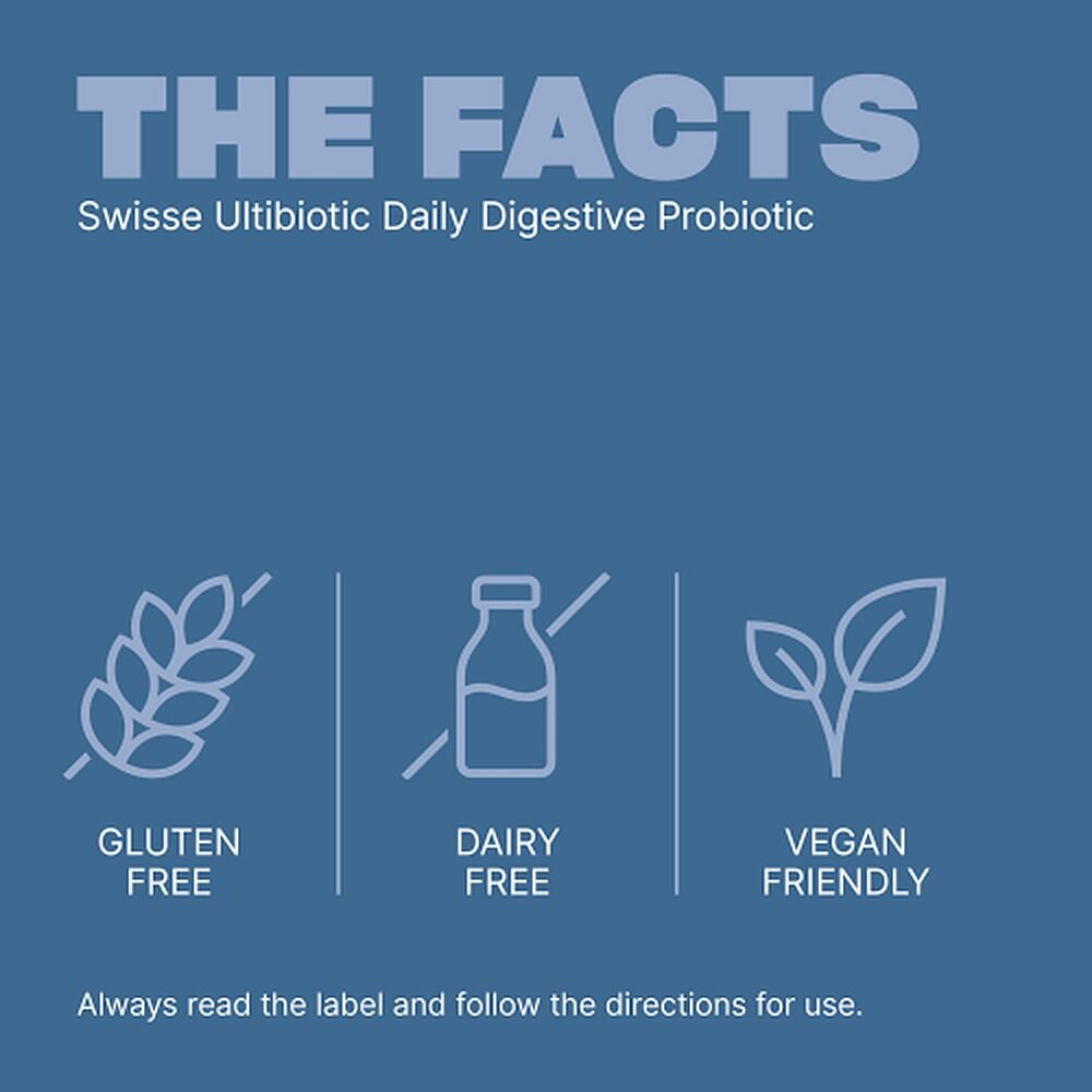 Swisse Ultibiotic Daily Digestive Probiotic 30 Capsules