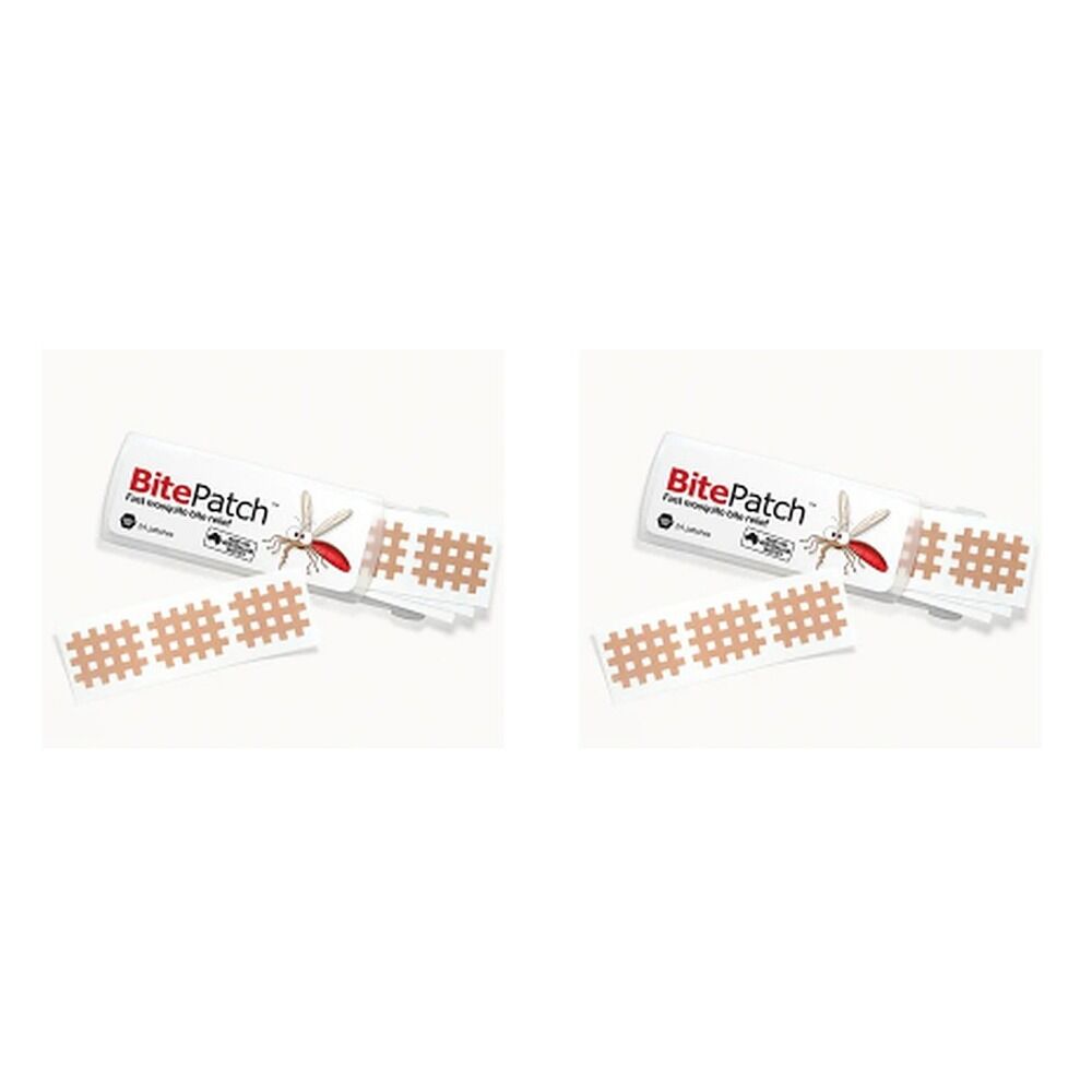 BitePatch Mosquito Bite Relief Patch 24 Pack x 15 Bundle of 2