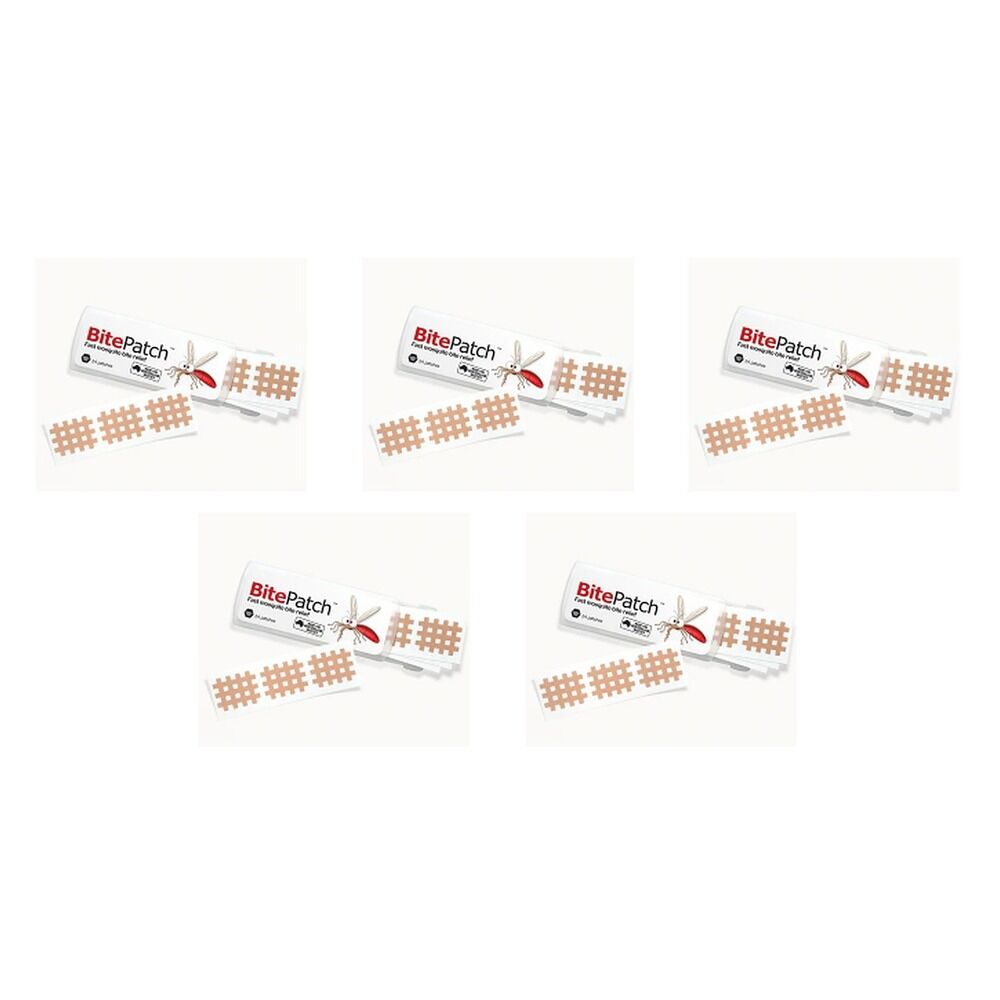 BitePatch Mosquito Bite Relief Patch 24 Pack x 15 Bundle of 5