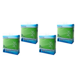 Bodichek Hot/Cold Wheat Pack, Rectangle, 25 x 15cm Bundle of 4