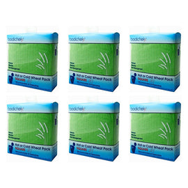 Bodichek Hot/Cold Wheat Pack, Rectangle, 25 x 15cm Bundle of 6