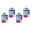 Bodichek Hot/Cold Wheat Pack, 2 Section Rectangle, 50 x 15cm Bundle of 4