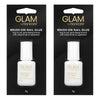 Glam by Manicare Brush-On Nail Glue 4g x 3 Bundle of 2