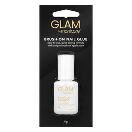 Glam by Manicare Brush-On Nail Glue 4g x 3