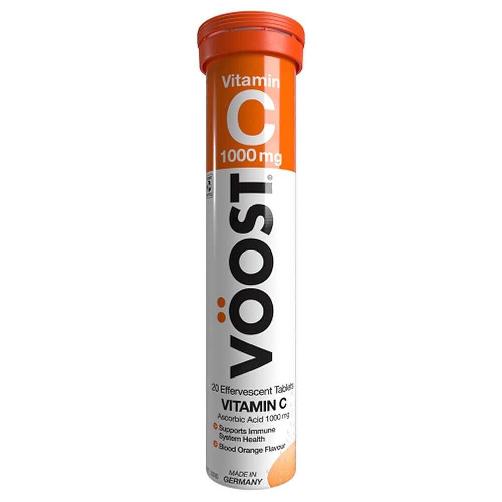 VOOST Vitamin C 1000mg Blood Orange Twenty Effervescent Tablets x 8