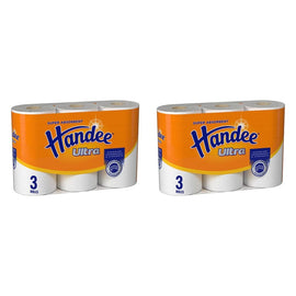 Handee Ultra Paper Towels White 3 Pack x 4 Bundle of 2
