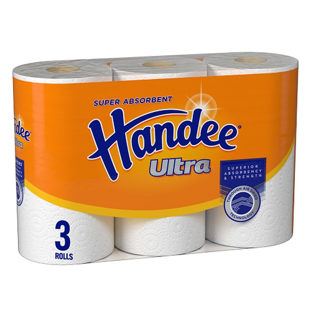 Handee Ultra Paper Towels White 3 Pack