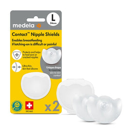 Medela Contact Nipple Shields Large 2 Pack