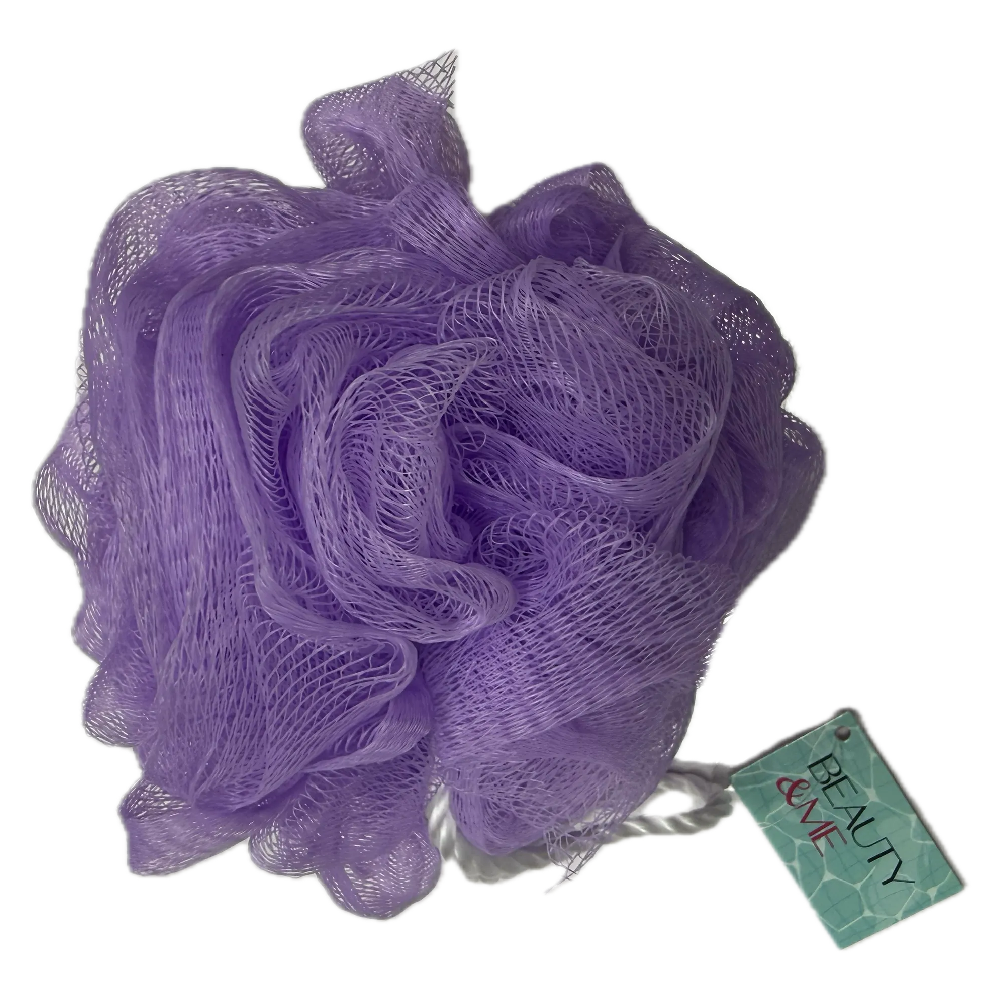 Beauty & Me Large Pastel Bath Shower Mesh Sponge Ball Scrubber