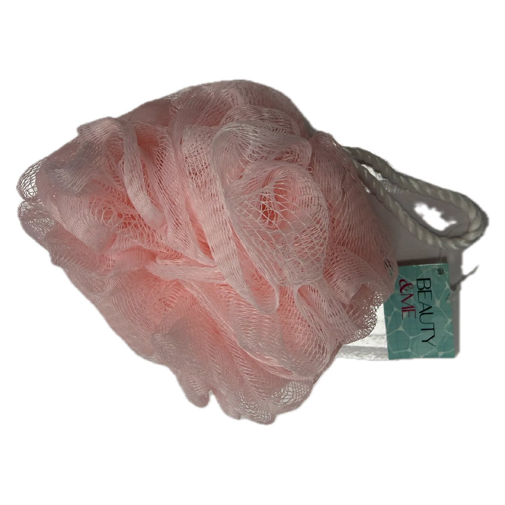 Beauty & Me Large Pastel Bath Shower Mesh Sponge Ball Scrubber