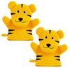 Tiger Bath Mitt Sponge for Kids 2 Pack Soft Animal Wash Glove
