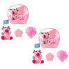 Pig Bath Gift Set x2 Mesh Plush Sponge and Loofah Exfoliating Set