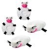 Shower Cap Animal Collection Cow White 2 Pack Reusable Waterproof Caps