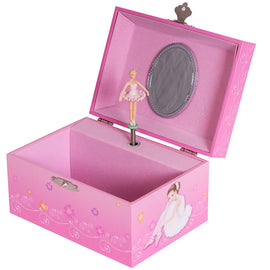 Music Box Ballerina  Clara  Rect 14.8 x10.6 x 8.4cm Pink