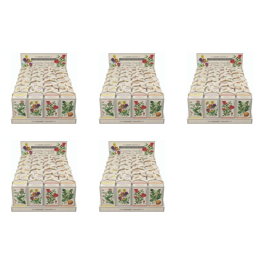 The Somerset Toiletry Co Soap on a Rope 230g Assorted Counter Display of 24 Bundle of 5