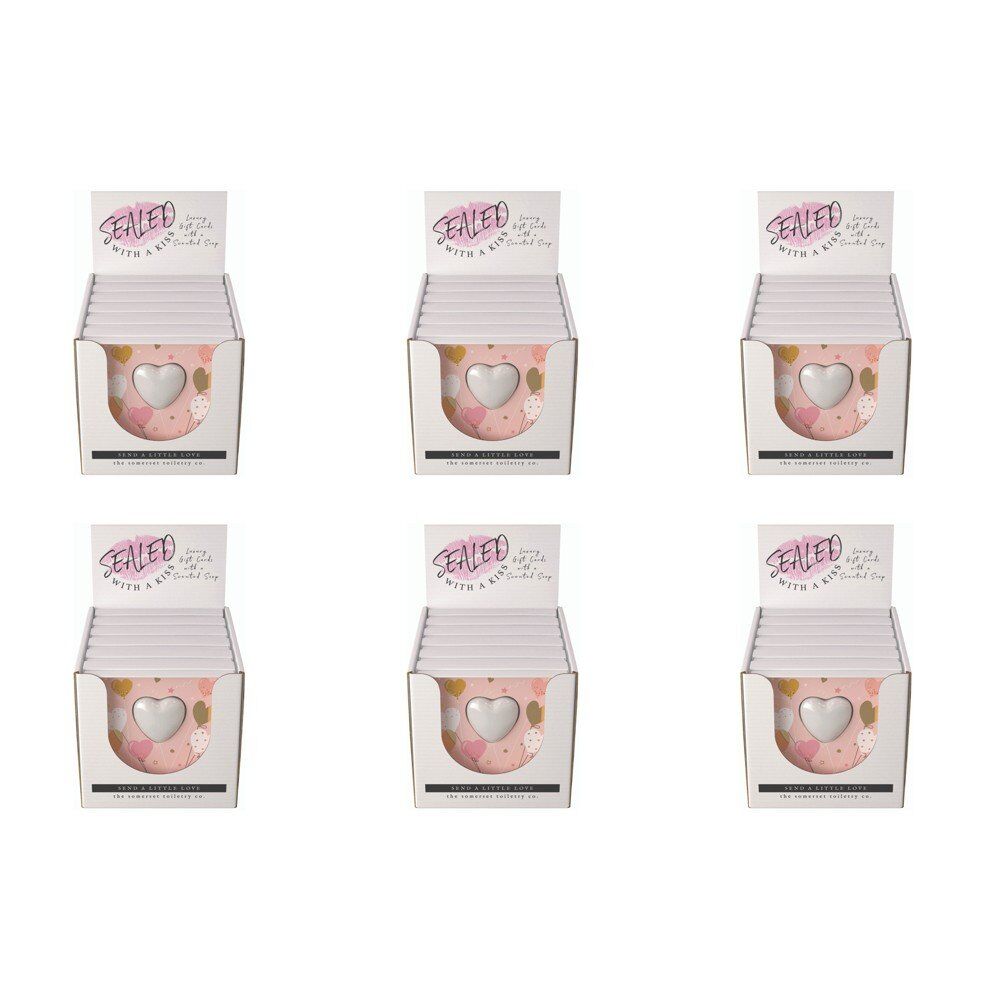 The Somerset Toiletry Co Happy Birthday Soap in a Card Counter Display of 6 Bundle of 6