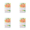 Ministry of Soap Painted Blooms Argan and Orange Flower Soap Bar 200g Pack of 4