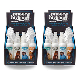 McGloins Doggy Styling Dog Shampoo and Spray Range 250mL Counter Display of 16 Bundle of 2