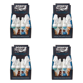 McGloins Doggy Styling Dog Shampoo and Spray Range 250mL Counter Display of 16 Bundle of 4