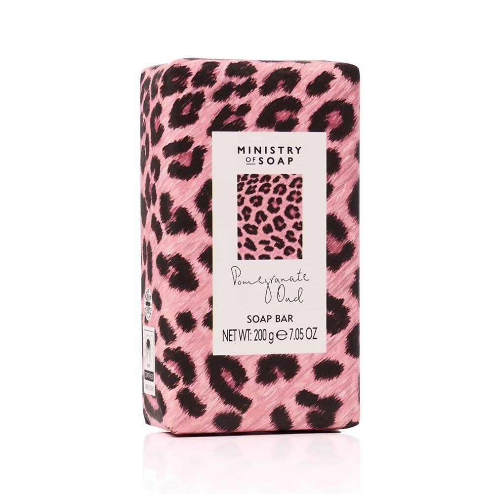 Ministry of Soap Wild Side Pomegranate Oud Soap Bar 200g Pack of 6