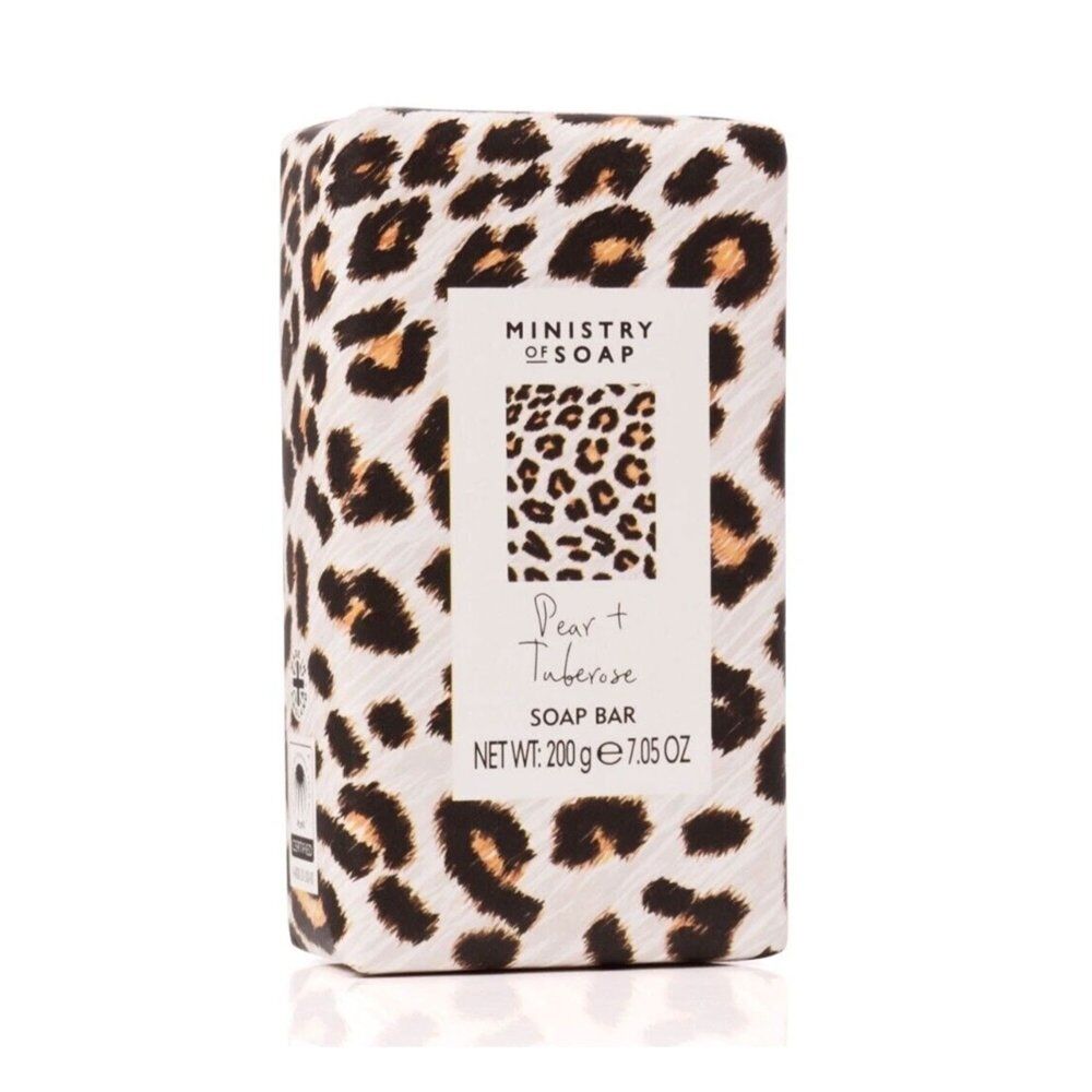 Ministry of Soap Wild Side Pear and Tuberose Soap Bar 200g Pack of 2
