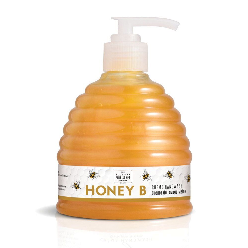 Scottish Fine Soaps Honey B Creme Hand Wash 300mL Pump Bottle Pack of 3