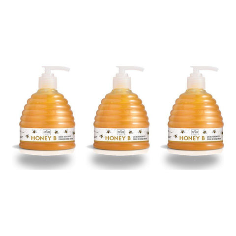 Scottish Fine Soaps Honey B Creme Hand Wash 300mL Pump Bottle Pack of 3