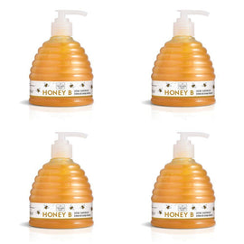 Scottish Fine Soaps Honey B Creme Hand Wash 300mL Pump Bottle Pack of 4