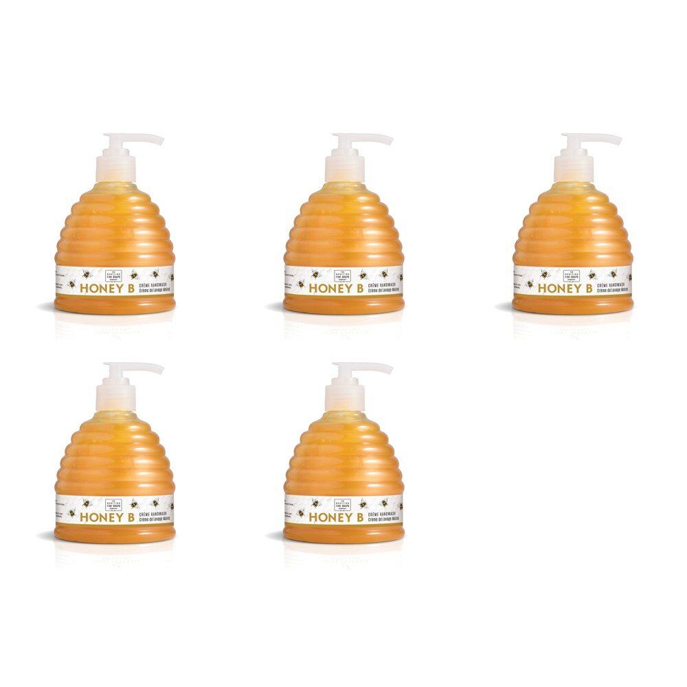 Scottish Fine Soaps Honey B Creme Hand Wash 300mL Pump Bottle Pack of 5