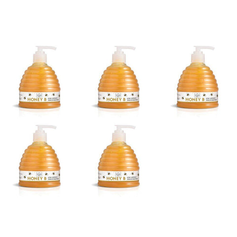 Scottish Fine Soaps Honey B Creme Hand Wash 300mL Pump Bottle Pack of 5