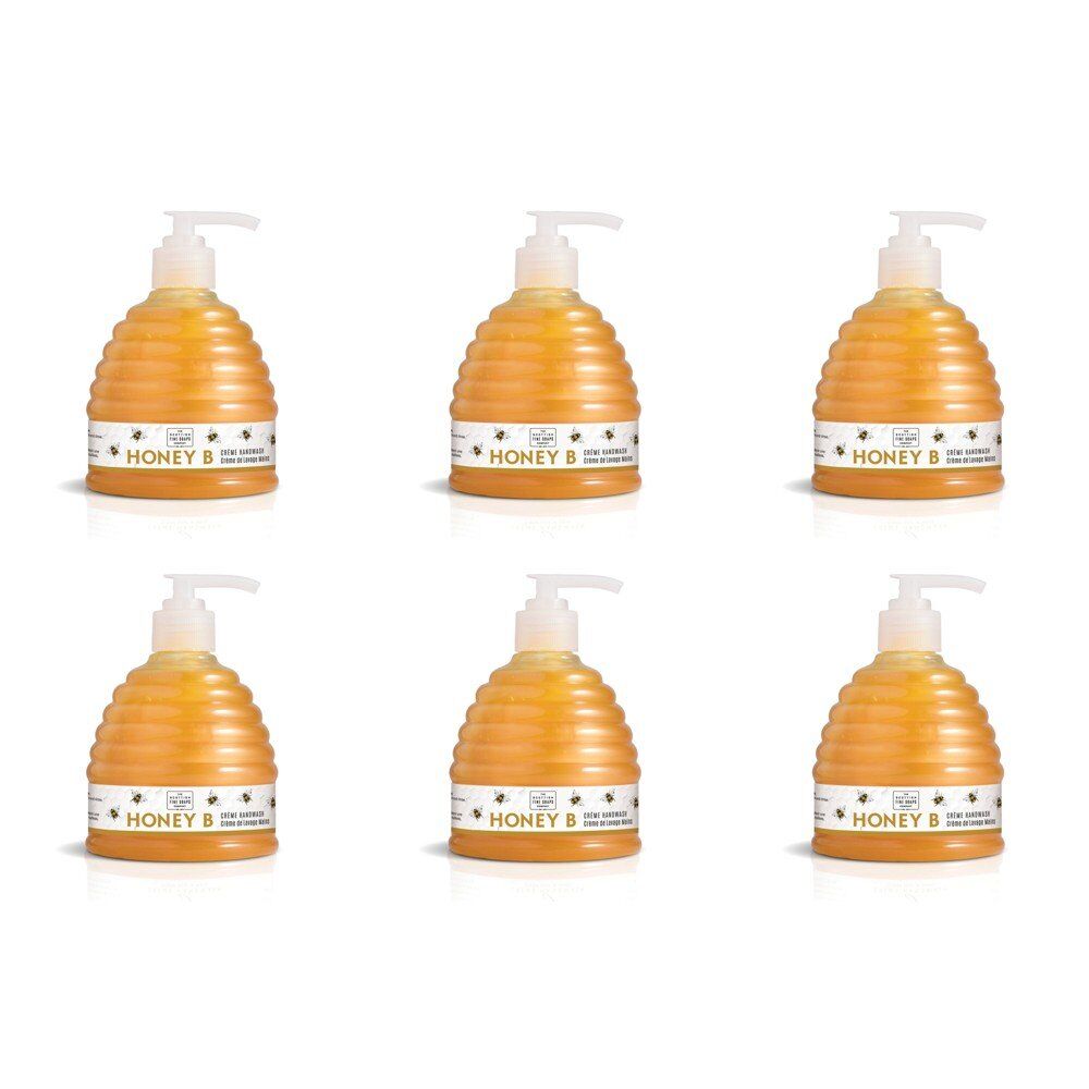 Scottish Fine Soaps Honey B Creme Hand Wash 300mL Pump Bottle Pack of 6