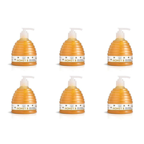 Scottish Fine Soaps Honey B Creme Hand Wash 300mL Pump Bottle Pack of 6