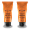 Scottish Fine Soaps Men's Grooming Thistle & Black Pepper Hair & Body Wash 200mL Pack of 2