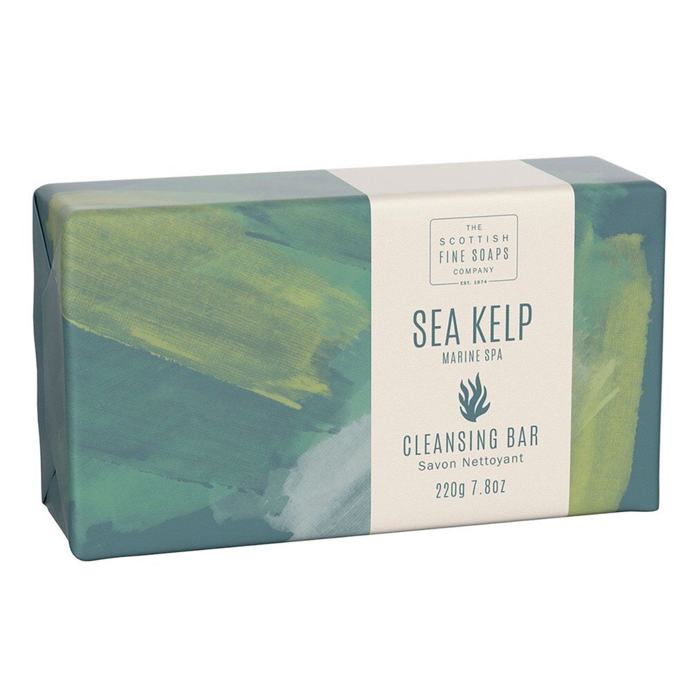 Scottish Fine Soaps Sea Kelp Marine Spa Cleansing Bar 220g Pack of 6