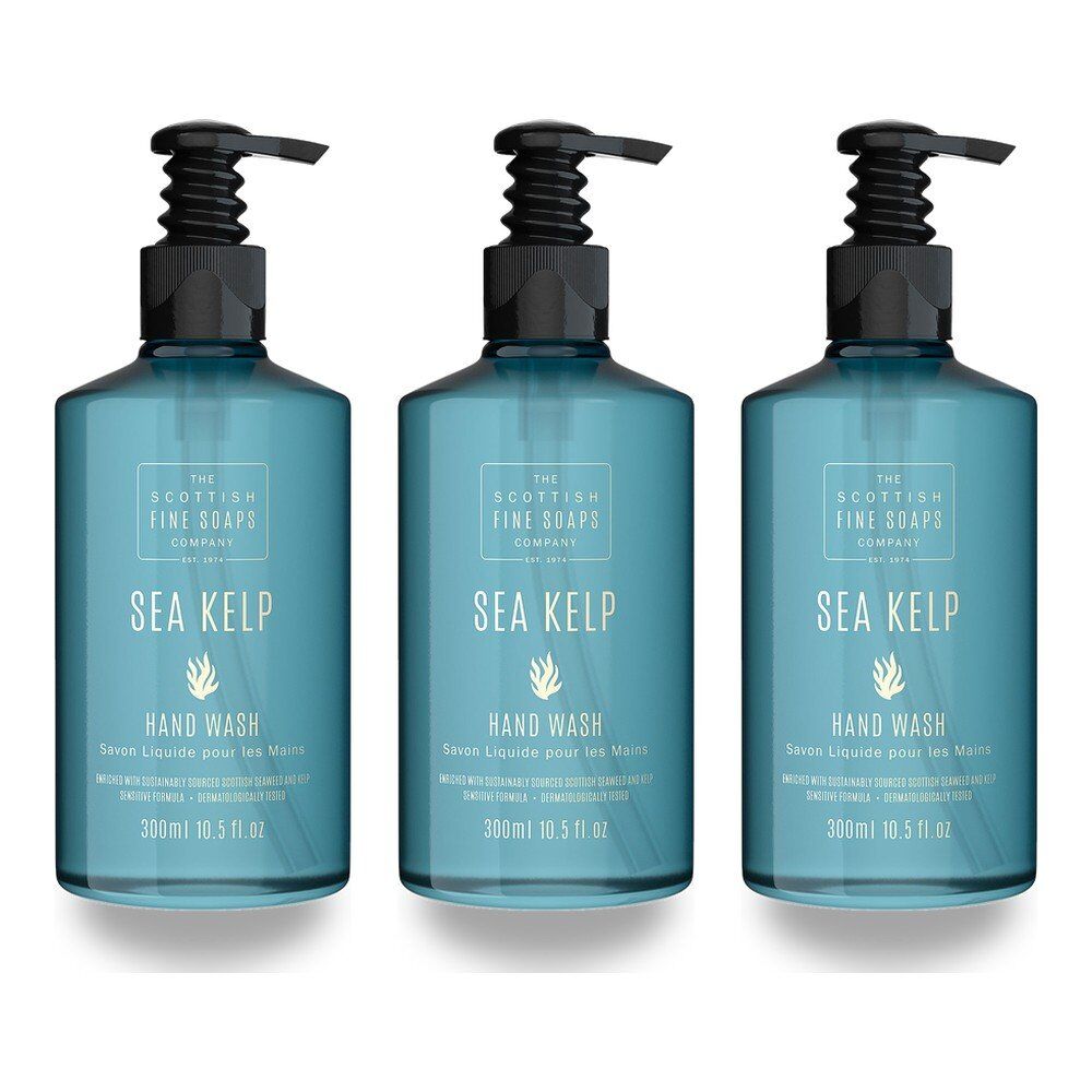 Scottish Fine Soaps Sea Kelp Hand Wash 300mL Pack of 3