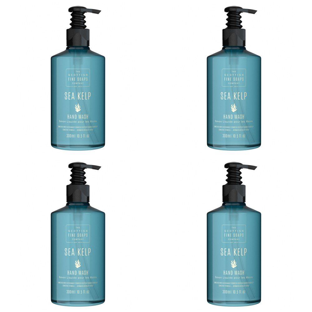 Scottish Fine Soaps Sea Kelp Hand Wash 300mL Pack of 4