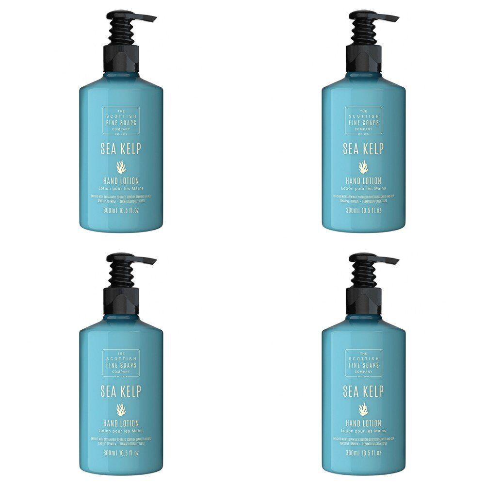 Scottish Fine Soaps Sea Kelp Hand Lotion 300mL Pack of 4