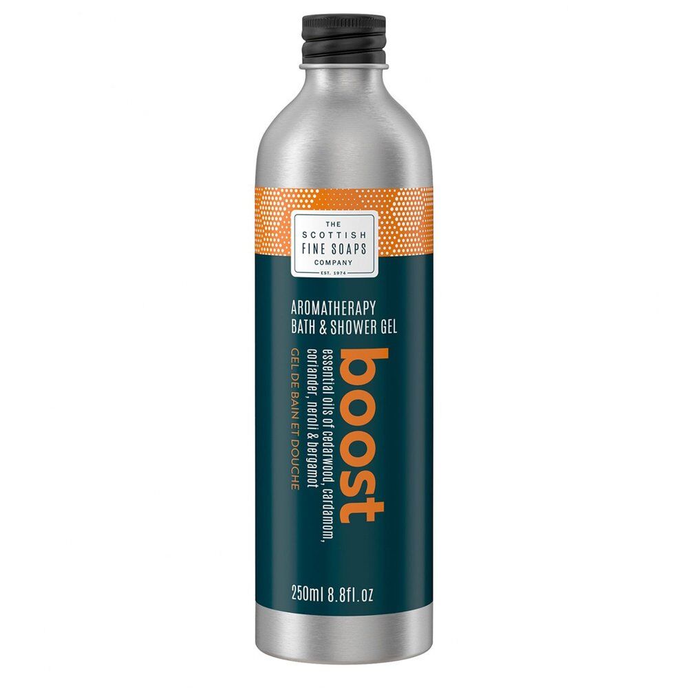Scottish Fine Soaps Aromatherapy Boost Bath & Shower Gel 250mL Pack of 5